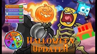 I BEAT ALL BOSSES IN THE HALLOWEEN EVENT ARM WRESTLING SIMULATOR
