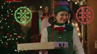 Santa sent the girls a special video 
