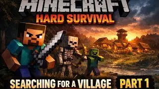 Minecraft Hard Survival Series 😱 | Part 1 &ndash; Searching for a Village