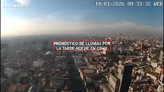 ⚠️🌧️ #CDMX | Lluvias por la tarde-noche en la capital. Vista Sur #EnVivo