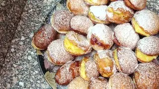 مينى بينى اقتصادى وسهل التحضير بحشوات لذيذه / Recette  beignets