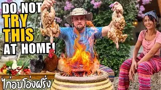 Absolute Disaster.. First Time Cooking whole Chickens By Thailand&rsquo;s Worst Chefs 🇹🇭 [ซับไทย]