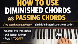 Stop overthinking harmony &mdash; diminished chords are cheat codes.