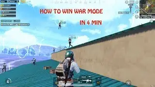 PUBG MOBILE HOW TO WIN WAR MODE IN 4 MIN
