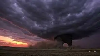 Mesmerizing Tornado Sunset