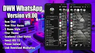 🚩UPDATE WA M0D Terbaru 2021 || DWH WhatsApp v9.05 Beta -Update Tampilan Keren -B0M Chatt