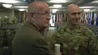 General (Ret.) Gordon R. Sullivan visits Big Red One
