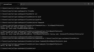 Create a *.java file using notepad of the same program (part 1) and run it using CMD