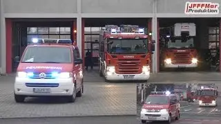 Wachausfahrt ELW 1 TE + Löschzug BF Ludwigshafen am Rhein FW1