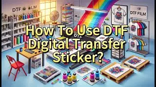 How To Use DTF Digital Transfer Sticker? DTF Glossy Film Supplier, DTF Transfer Sheet 13&times;19