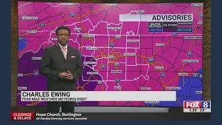 FOX8 Meteorologist Charles Ewing shares the latest on the 'significant winter storm' in Triad