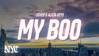 Usher - My Boo (Lyrics) ft. Alicia Keys