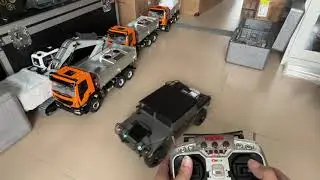 HG 1/10 P415A RC Off-road Vehicle for 4x4 Hummer Pick-up Crawler Car Sound Light Test Videl TH21811