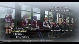 【The Legend of Heroes: Trails of Cold Steel】 Main Menu