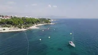 Croatia - Split Drone Ovcice Beach 🇭🇷 [4K] Clip 1