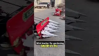 New mini tractor for gardening #garden#farm#farmlife#desi#technology#farmingtools#yt#youtubeshort
