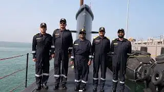 Power of president #Kalvari class submerine INS Vaghseer