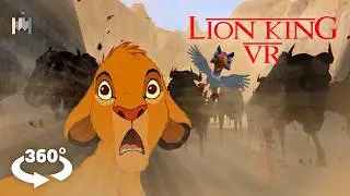 Escape the Stampede! | Lion King |  360° VR