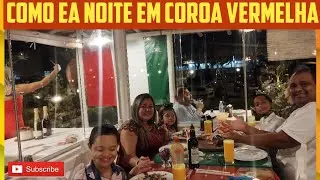 COROA VERMELHA A NOITE TEM CABANA ABERTA A NOITE RECANTO DO SOSSEGO. #COROAVERMELHA #RESTAURANTE