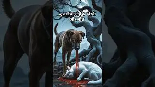 Deep friendship between dog and cat #dog #cat #ai #shorts #animals