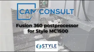Style MC1500 4th axis Postrprocessor Fusion 360