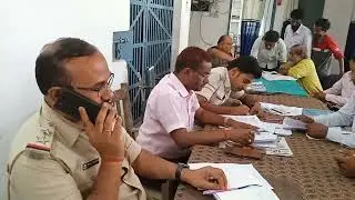 Bihar-Darbhanga- Sadar Thana# Janta Darbar# C.O- Sadar- Prakhand-Mr Indrashan Sah and police  office