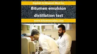 Bitumen Emulsion distillation test