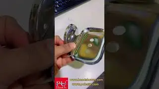 Stainless steel soap dispenser dishes