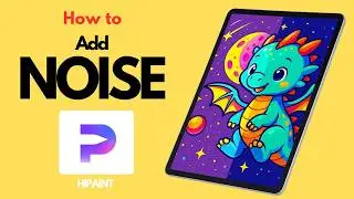 How to add Noise in Hipaint | How to add noise to artwork | Beginners Hipaint tutorial 