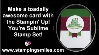 Clean and simple Stampin' Up! You're Sublime card