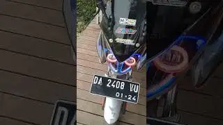 tampilan honda cs1 pakai lampu daymaker mini cwl