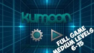 Let's Play - Kumoon! Medium levels 6-15 (Non-violent physics puzzle shooter) Full game!