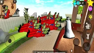 Granny Stunt Giant Neighbor Francis in Scary Stranger 3D - Android Gameplay