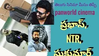 Prabhas, NTR and sukumar panworld cinema