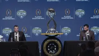 Ryan Day, Mario Cristobal press conference ahead of Cotton Bowl