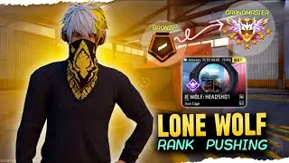 Pushing For Top Rank 🥵 In Hardest Mode - Lone Wolf : Headshot ✅ | New Season | Ep-1 #garenafreefire