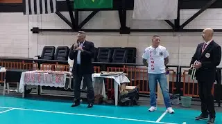 C&acirc;mara municipal entrega Certificado ao Presidente FIKMAM Ilmo. Sr. GM Paulo Augusto R&iacute;o Branco