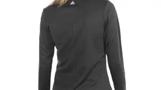 Adidas Golf ClimaLite&reg; Argyle Print Polo Shirt - Zip Neck, Long Sleeve (For Women)