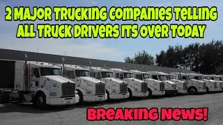 Hundreds Of Truck Drivers Were Just Told That Its All Over Today! Please Share! 