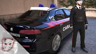 Carabinieri sventano una rapina in gioielleria - GTA5 Fivem RolePlay #RP