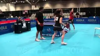 Diane Chen / Grant Li vs Marina Leitman / Shuja Jafar  Mixed Doubles 8's