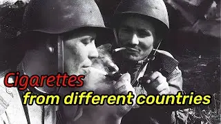 What cigarettes did soldiers from different countries smoke in WWII?