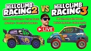 HCR2 VS HCR3 PvP Racing, CS, PE, Custom Tracks #hillclimbracing2 #hillclimbracing3