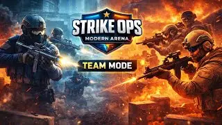 FPS Strike Ops Modern Arena XMAS NIGHTFALL (4 VS 4.3MINS) (4K) Multiplayer VIP {M4A4MİSTY}