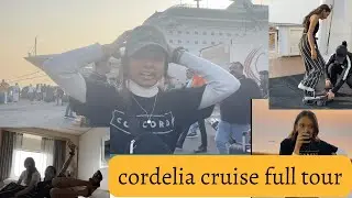 Cordelia cruise FULL TOUR - Rock climbing, Live performance, Good food, live theatre, pirate ships
