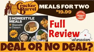 2 Full Meals for $19.99 at Cracker Barrel?! | Worth It?