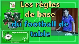 R&egrave;gles de base du football de table Subbuteo