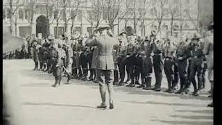 SS Scoutliv i Stockholm 2   Flick  och pojkscouterna firar St Georg ev 1922