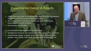 JTF 2024 - Stewart Grice - Jewelry Solders and their Applications in the Manufacturing Process