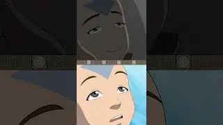 Katara & Aang: Then vs Now 💙 #Kataang | Avatar #Shorts